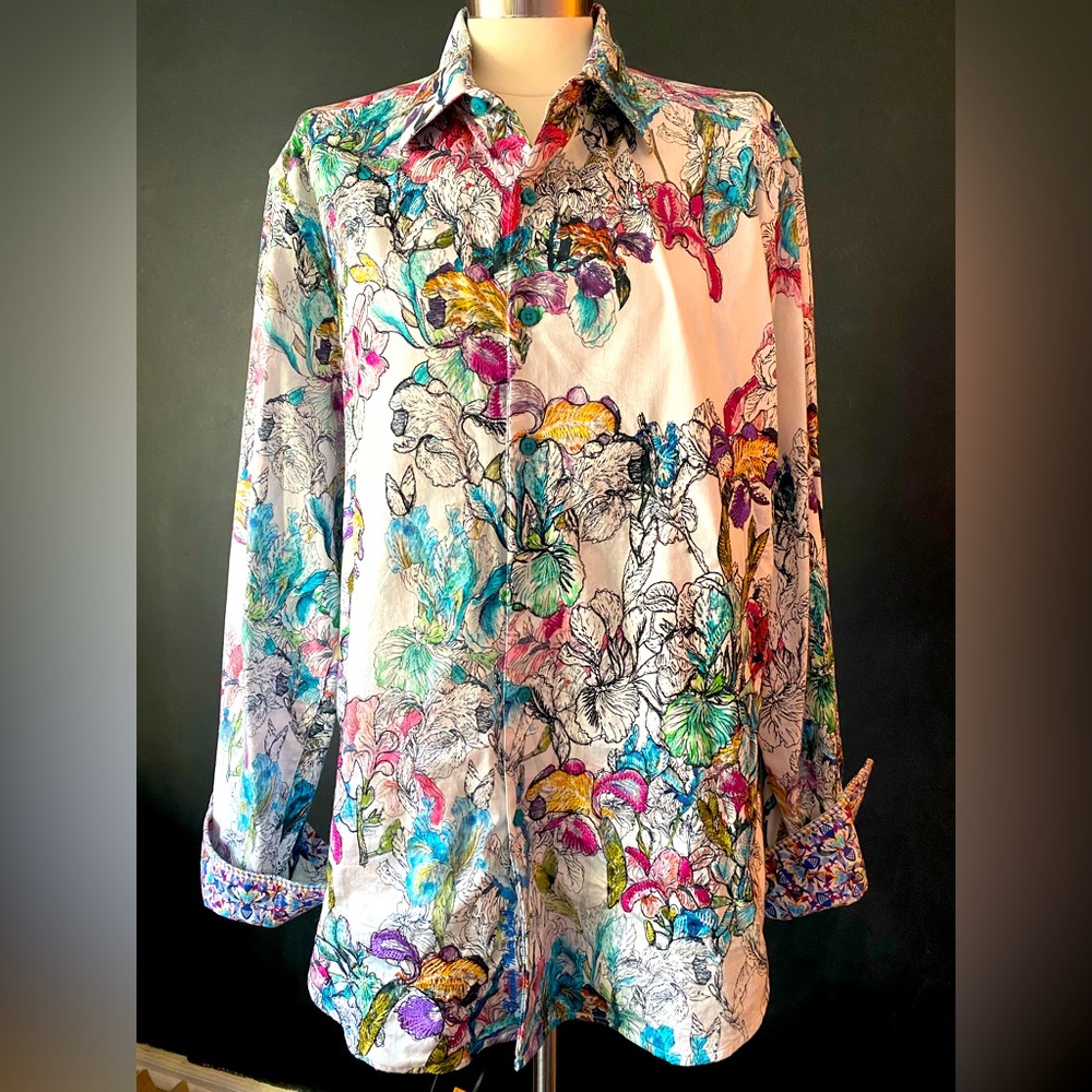 Robert Graham Multicolor Floral Button-Down Shirt
